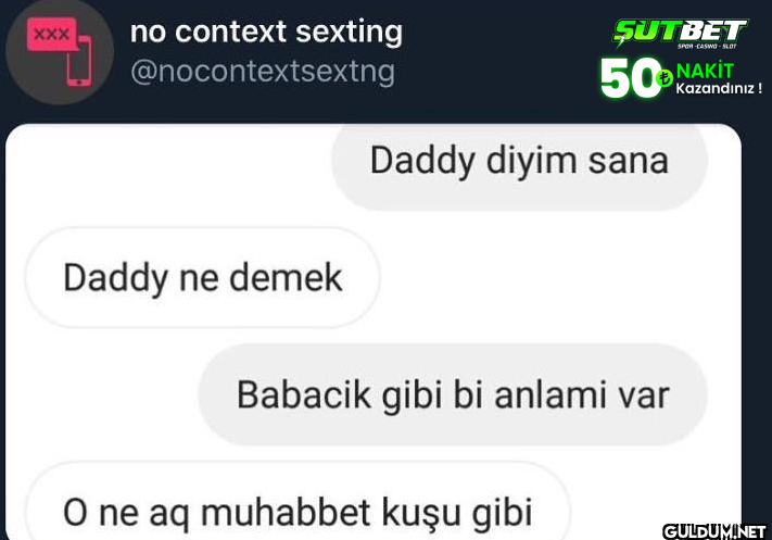 Daddy ne demek SUTBET...