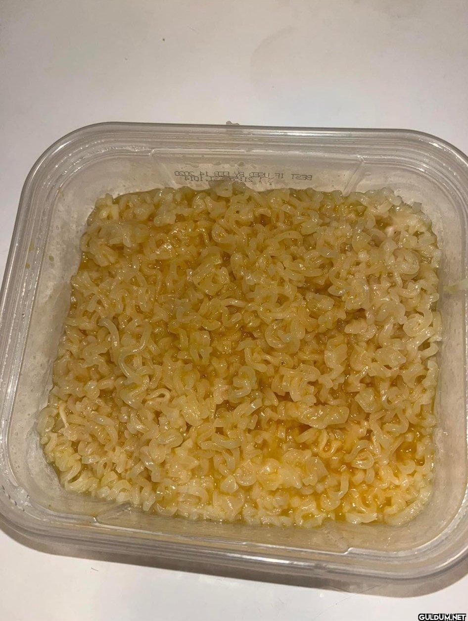 This how your noodles...