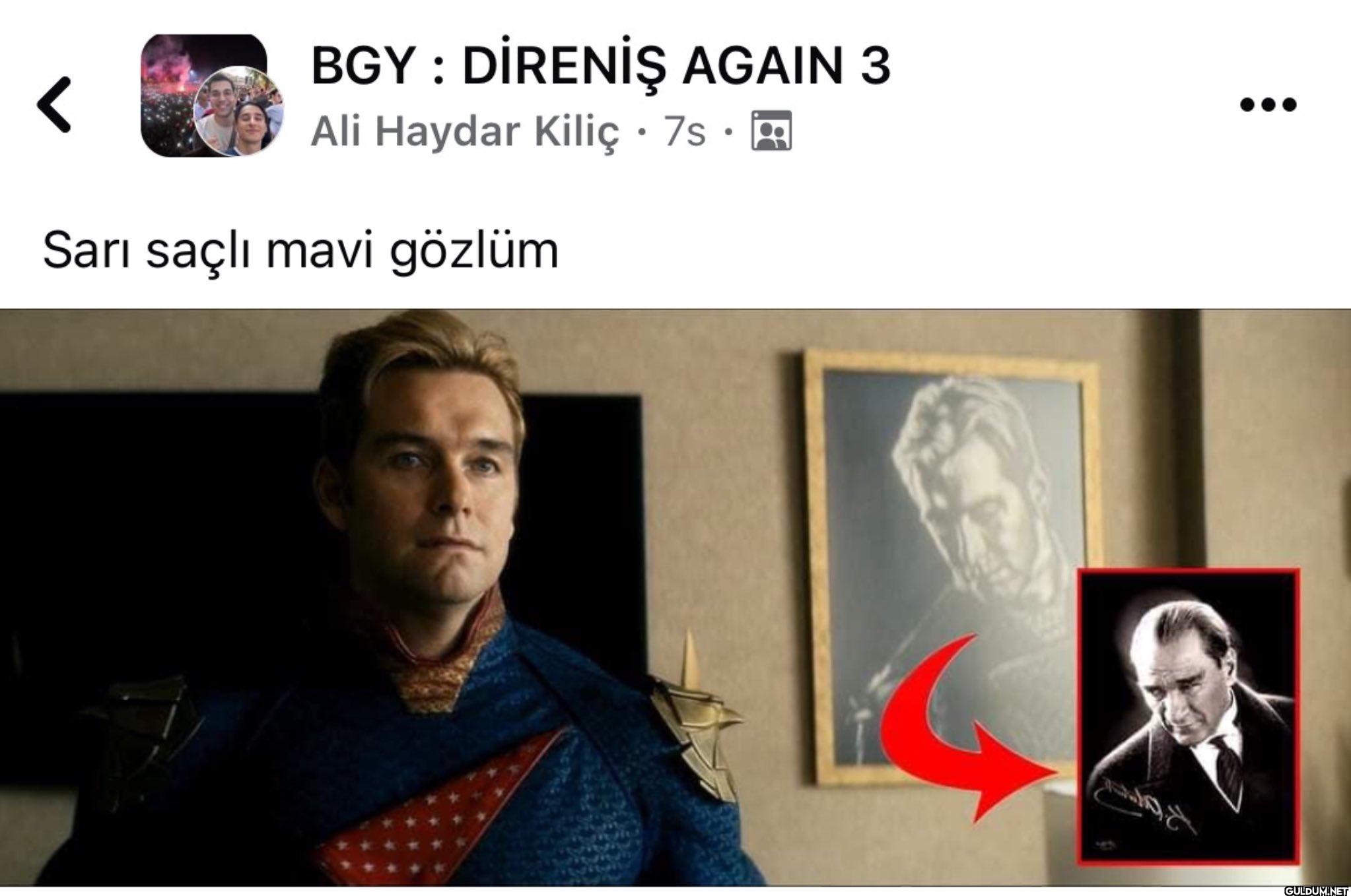 Bir babadır bizim için   ...