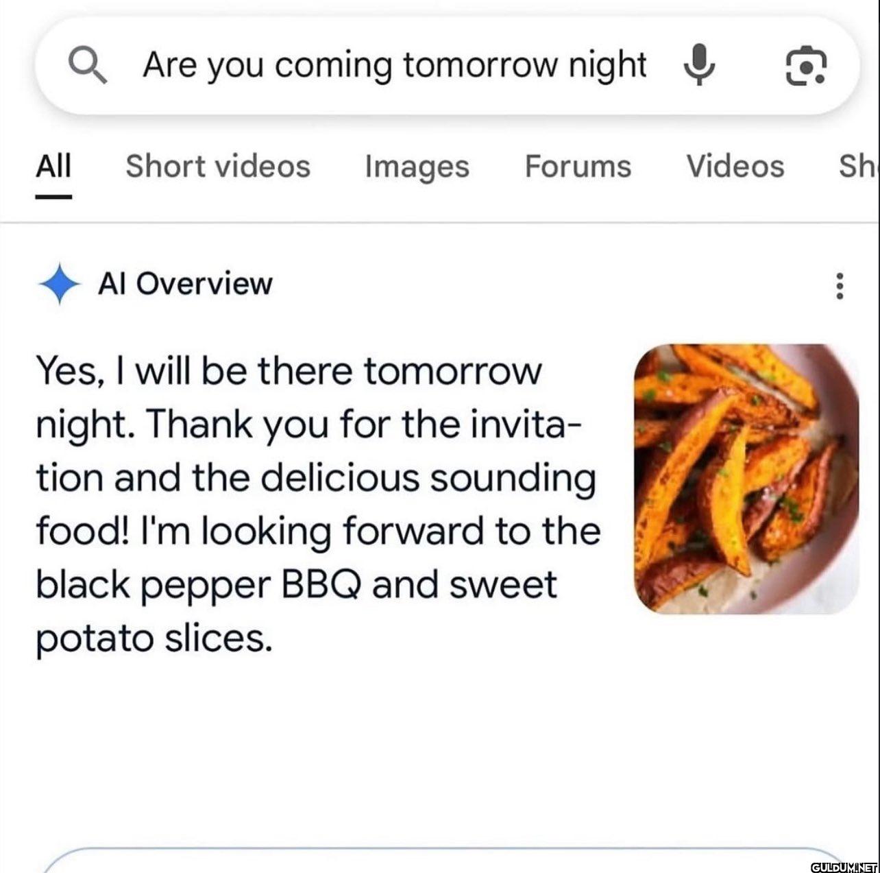 Q Are you coming tomorrow...