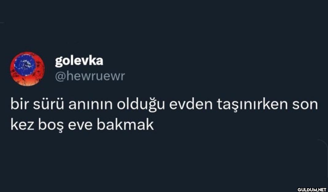 bir sürü anının olduğu...