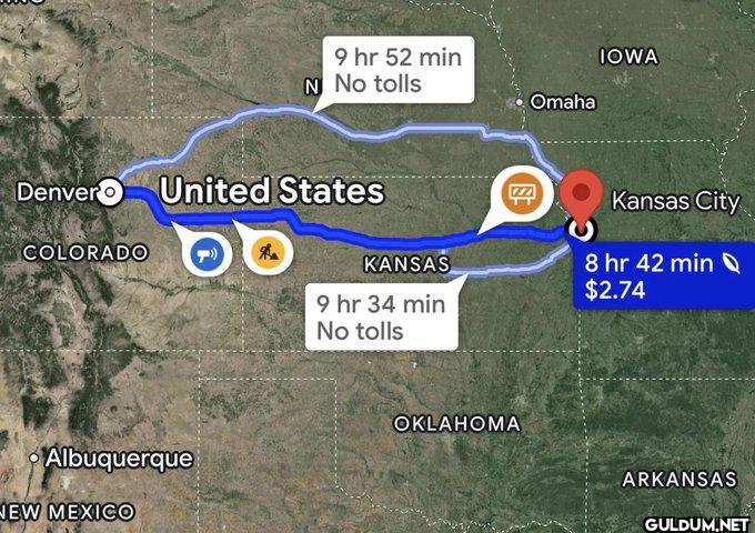 18. Most boring drive...