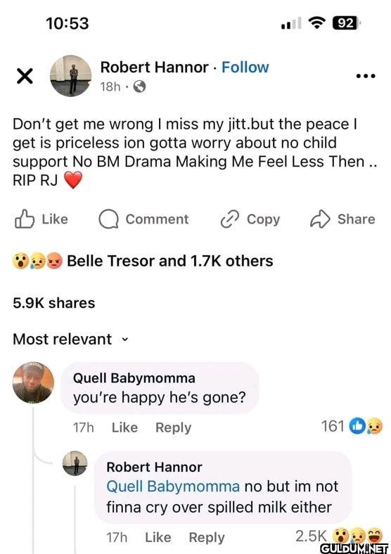 His son passed away and...