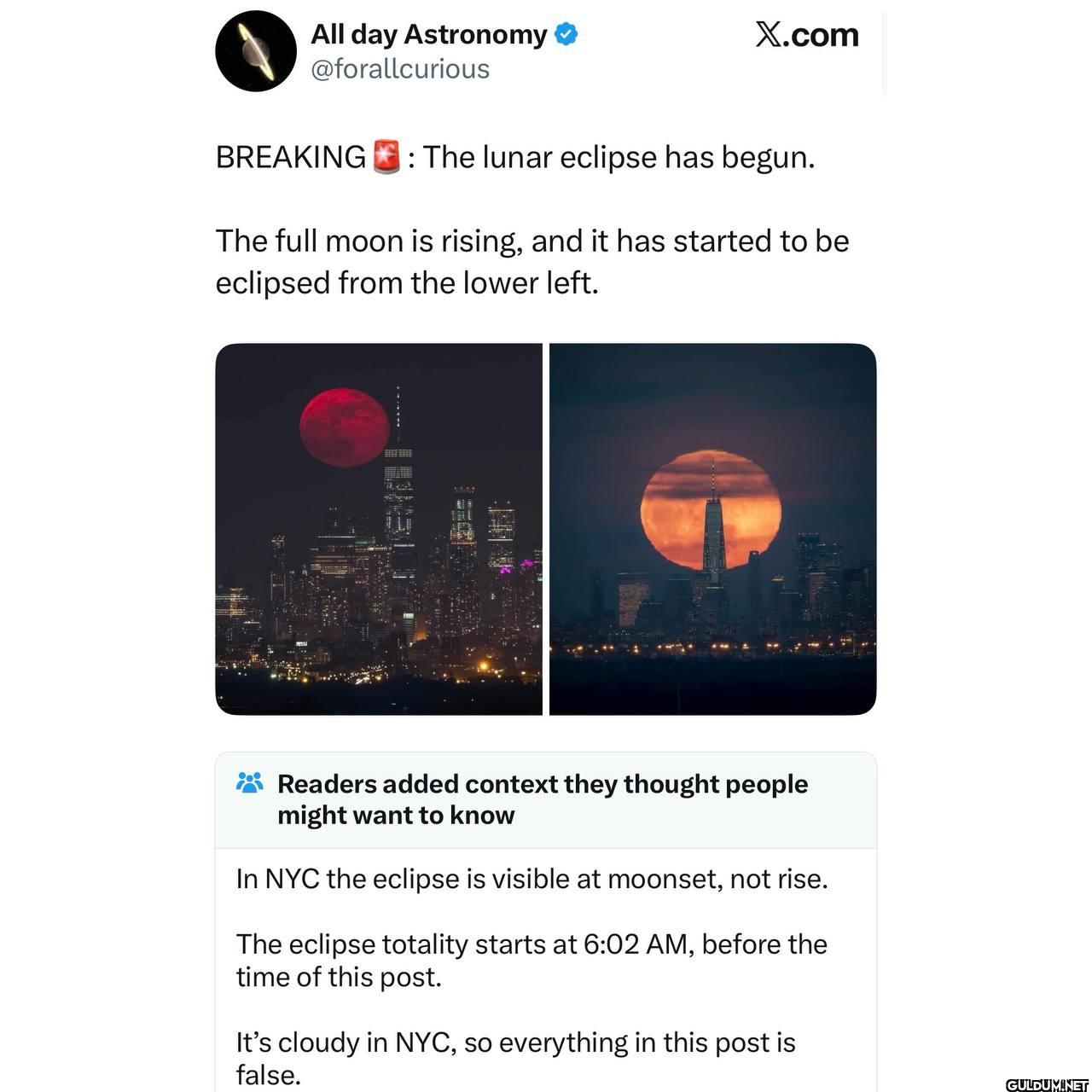 X.com BREAKING The lunar...
