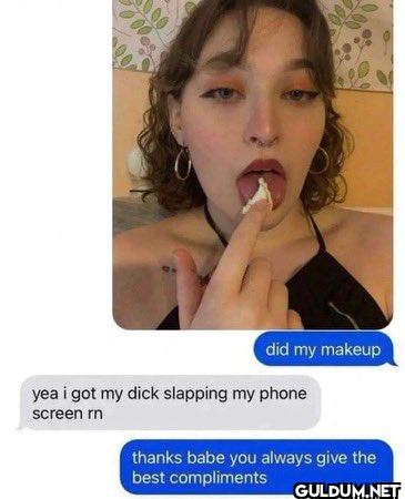 000 did my makeup yea i...