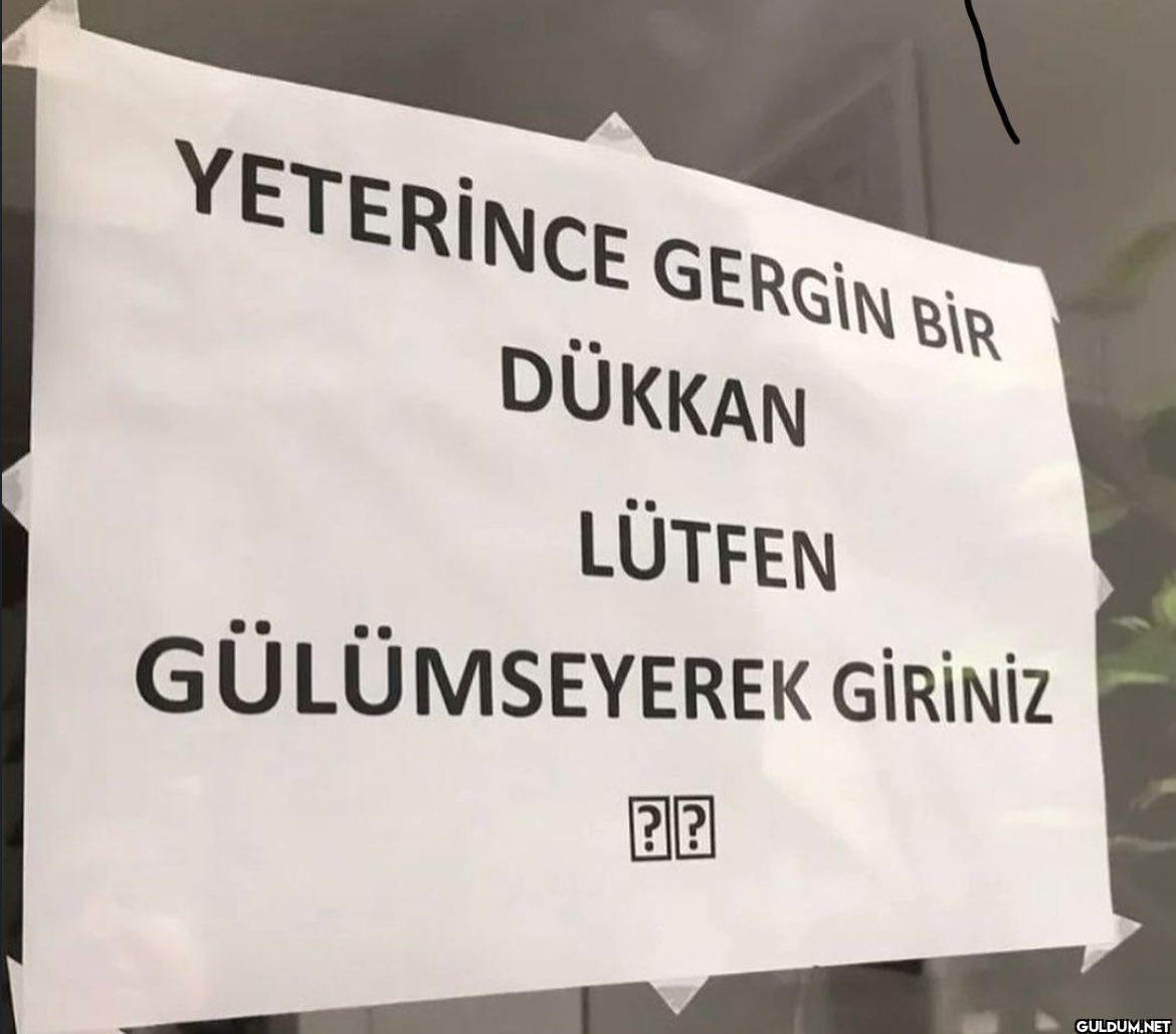 YETERİNCE GERGİN BİR...