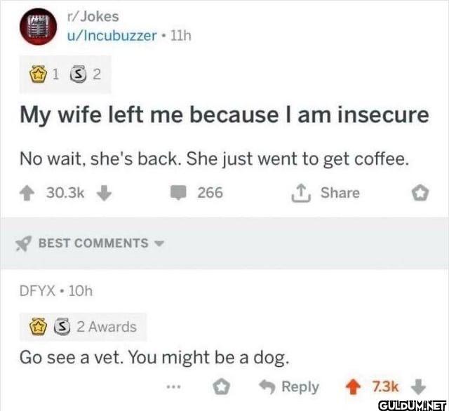 r/Jokes u/Incubuzzer • 11h...