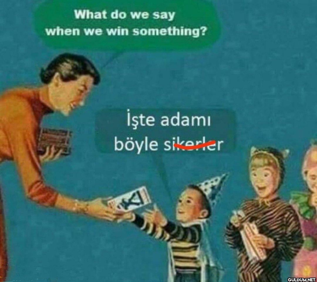 What do we say when we win...