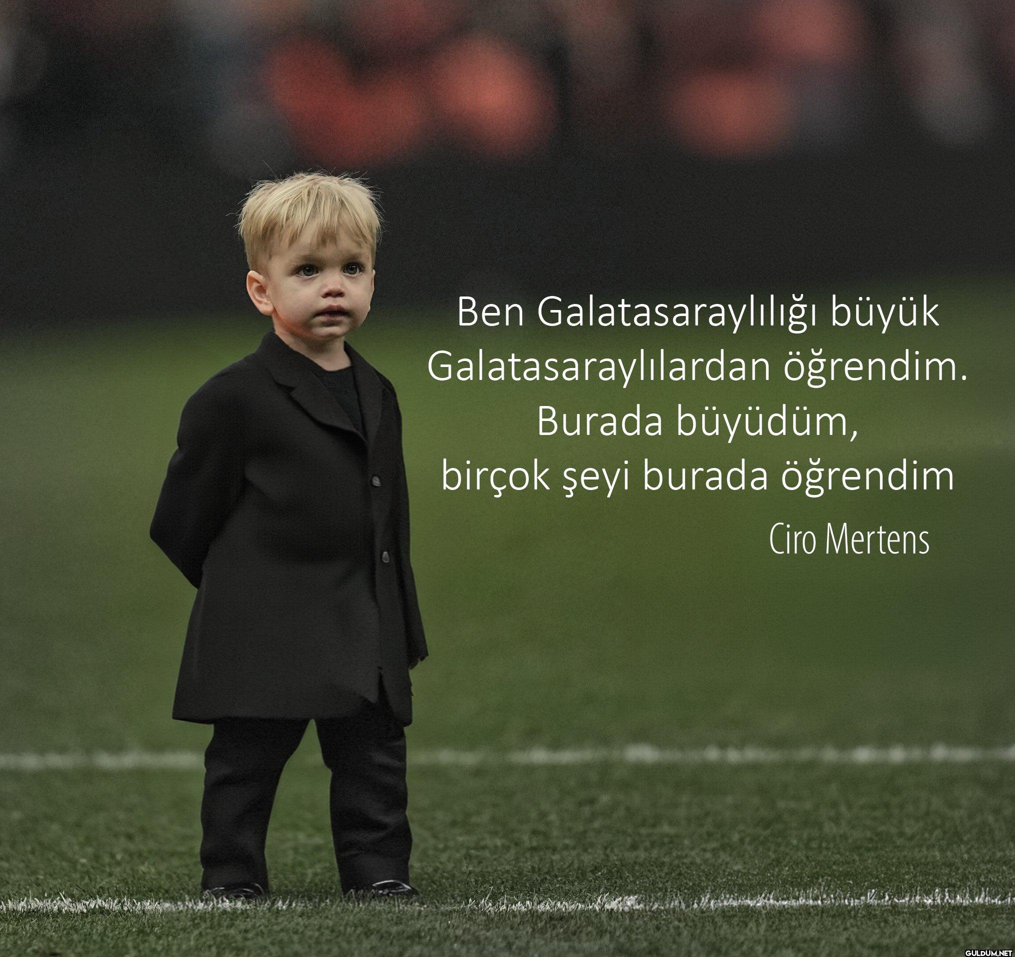 Ben Galatasaraylılığı...