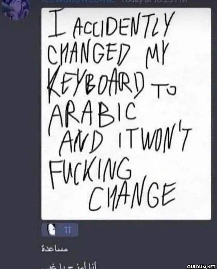 I ACCIDENTLY CHANGED MY...