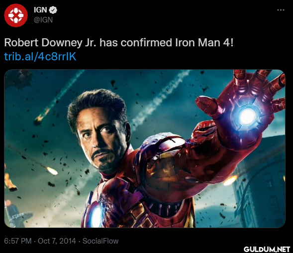 Robert Downey Jr. has...