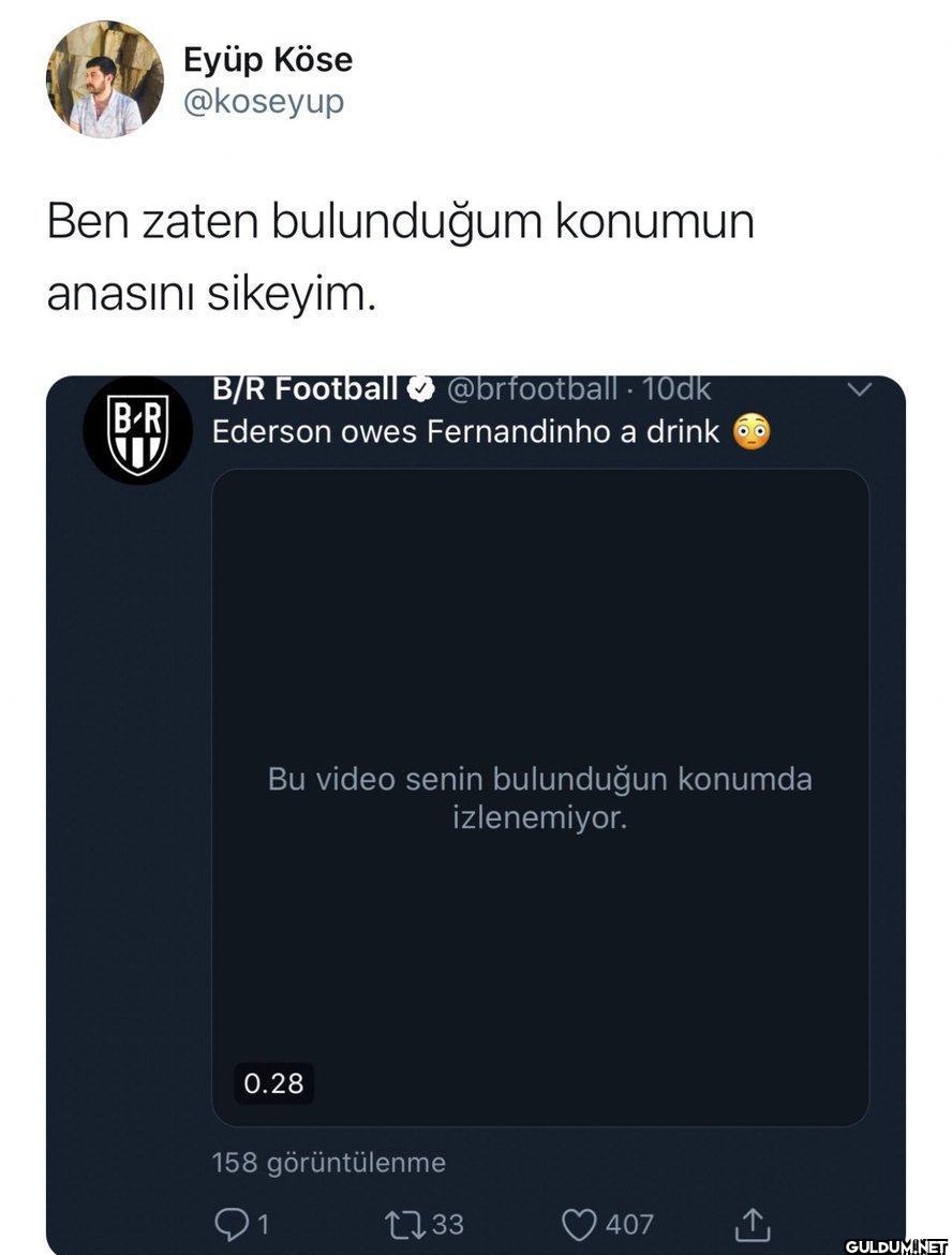 Ben zaten bulunduğum...