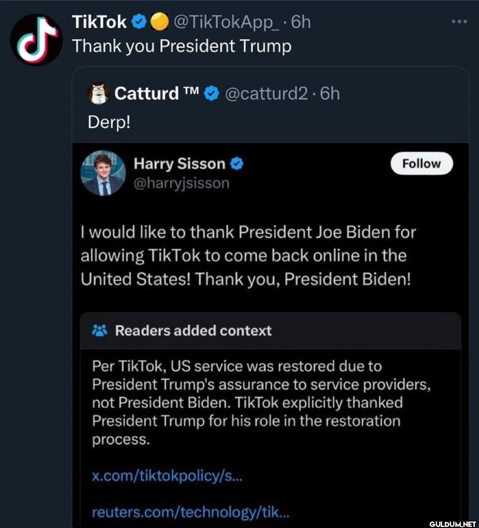 6h Thank you President...