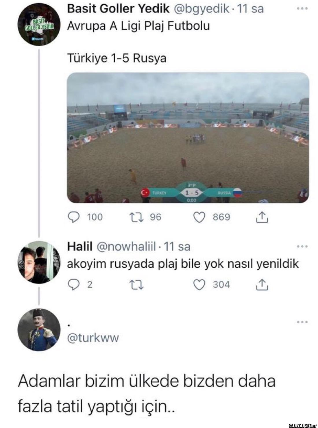 - 11 sa GOLLER YEDİK...