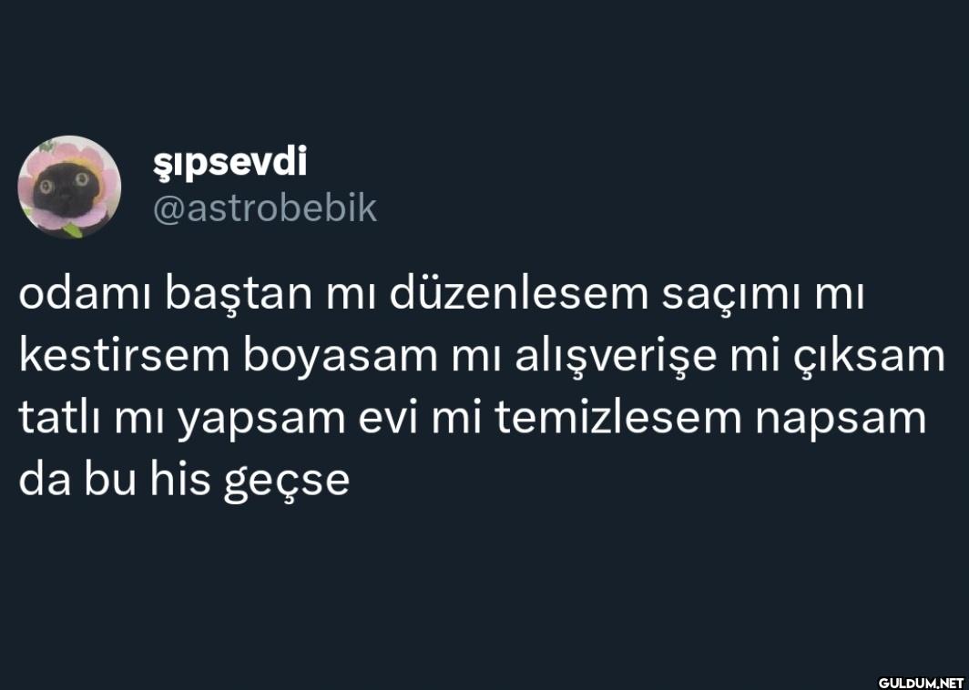 odamı baştan mı düzenlesem...