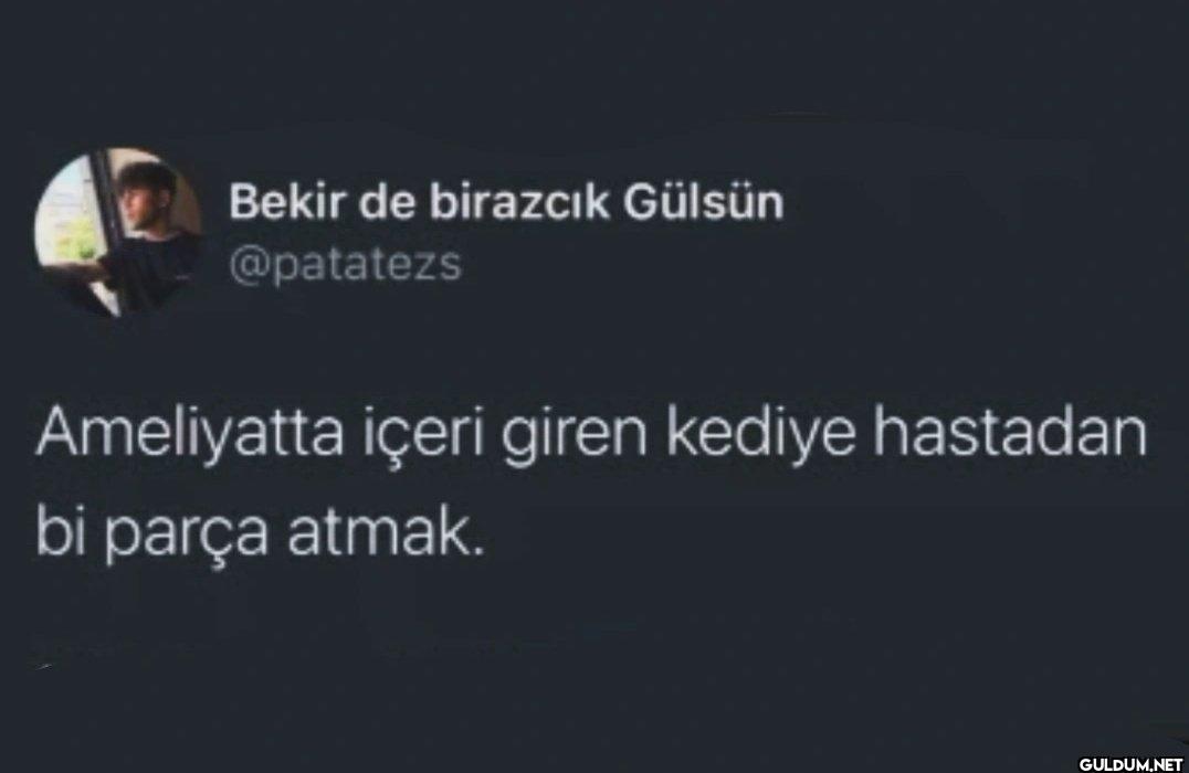 Ameliyatta içeri giren...