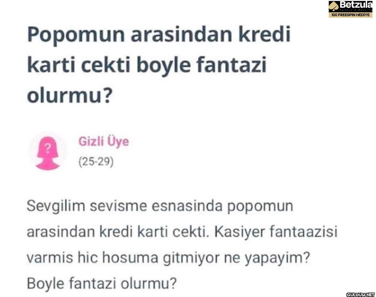 Popomun arasindan kredi...