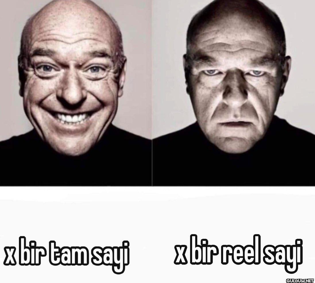 xbir tamsayi x bir red sayi