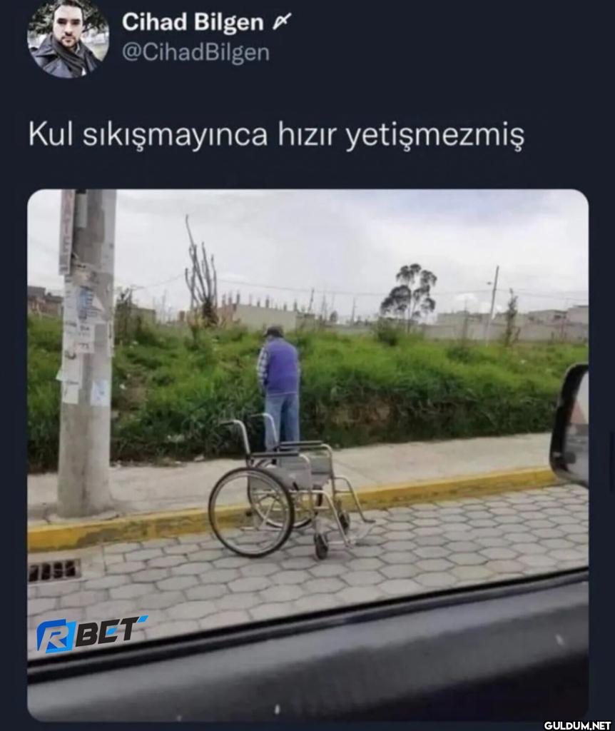 Kul sıkışmayınca hızır...