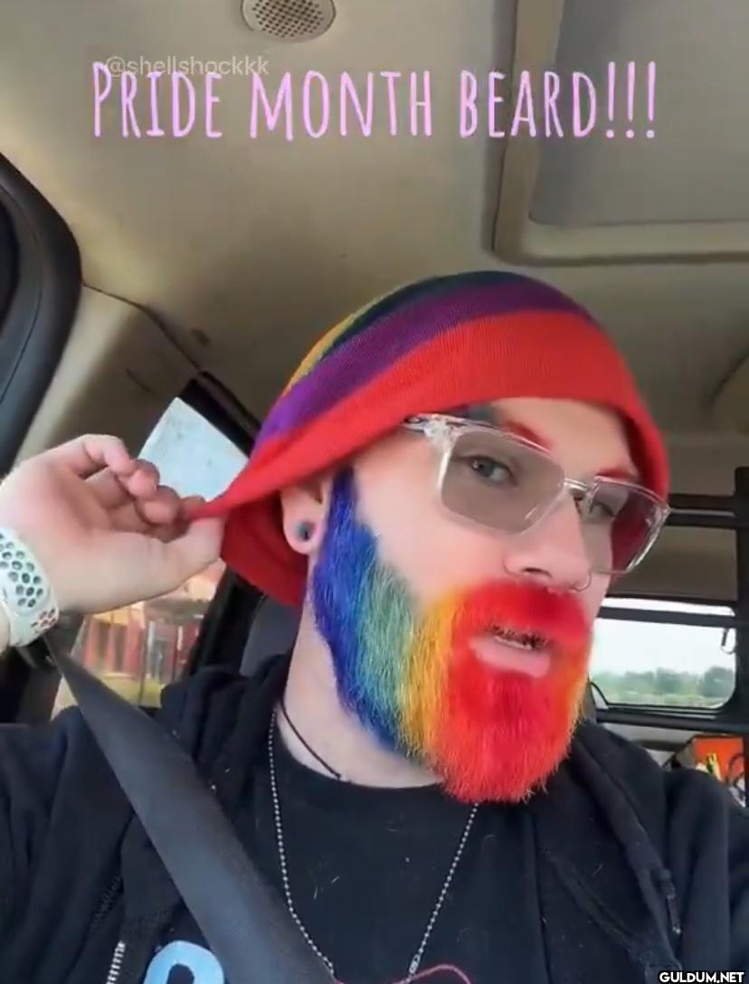 PRIDE MONTH BEARD!!!