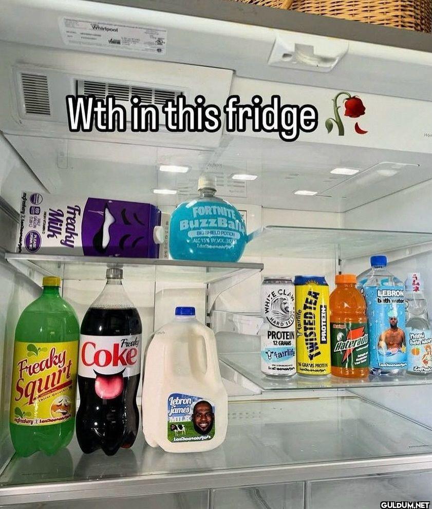 Whth in this fridge Freaky...