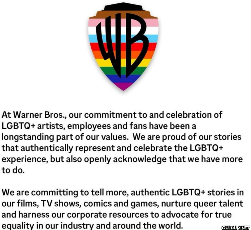 At Warner Bros., our...