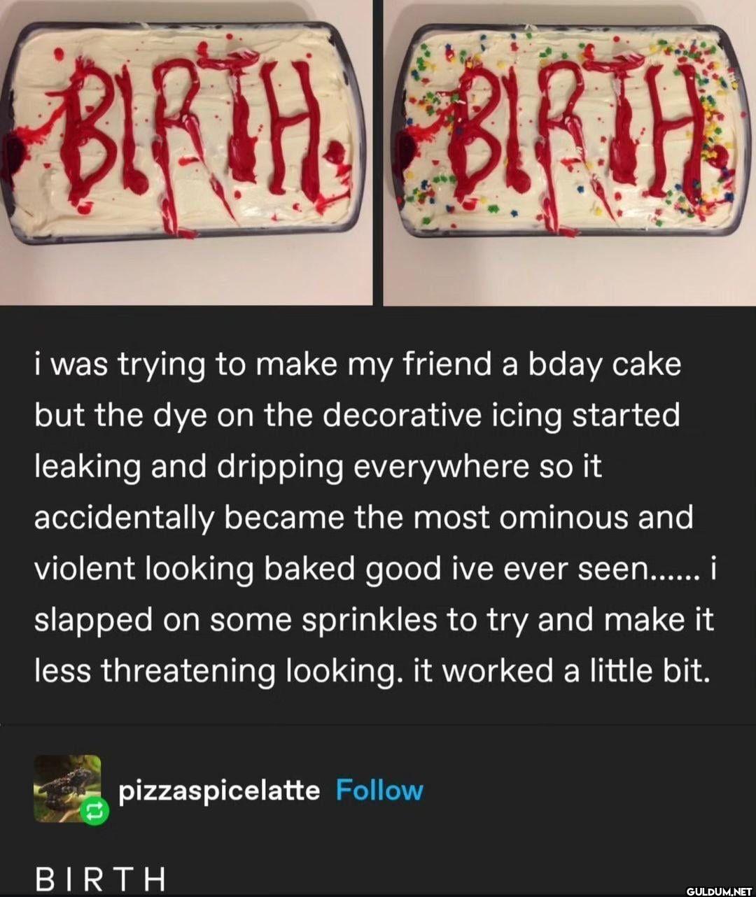 BIRTH BIRTH i was trying...