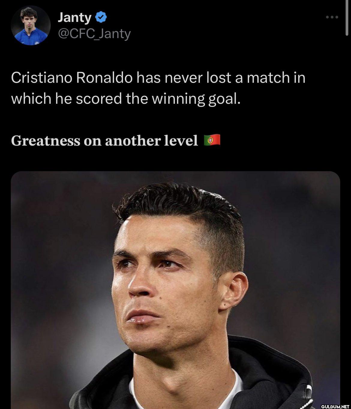 Cristiano Ronaldo has...