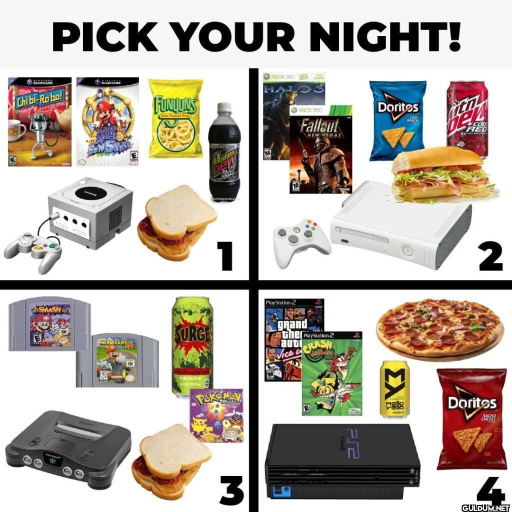 PICK YOUR NIGHT!...