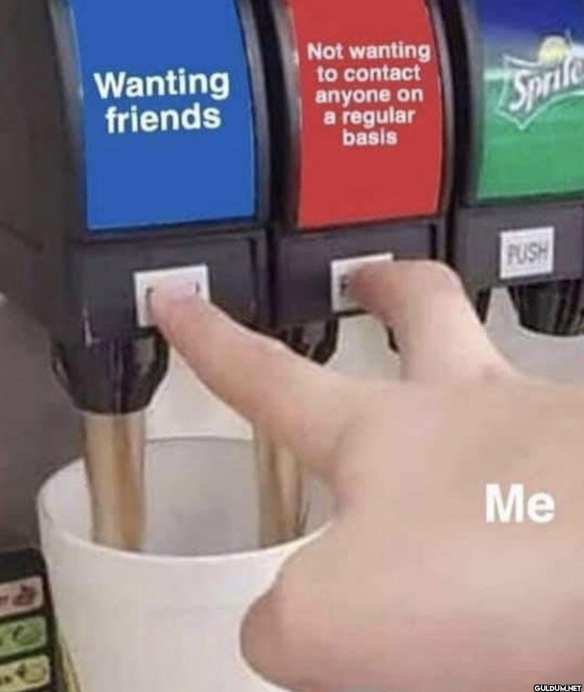 Real    Wanting friends...