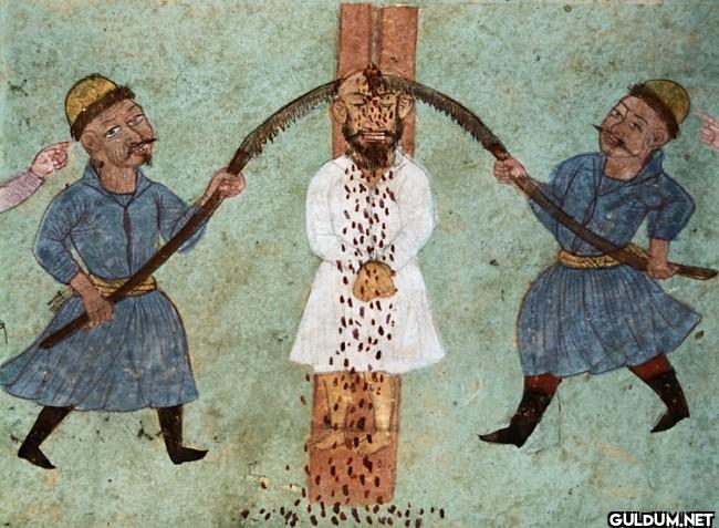Death by sawing is the act...
