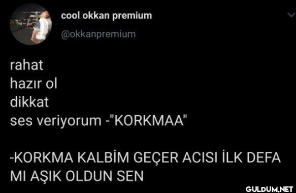 rahat hazır ol dikkat ses...