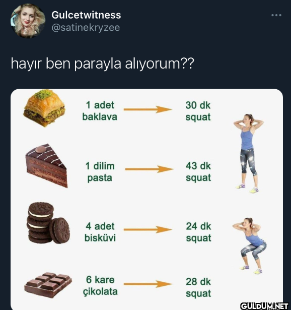 hayır ben parayla...