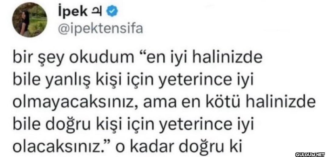 bir şey okudum "en iyi...