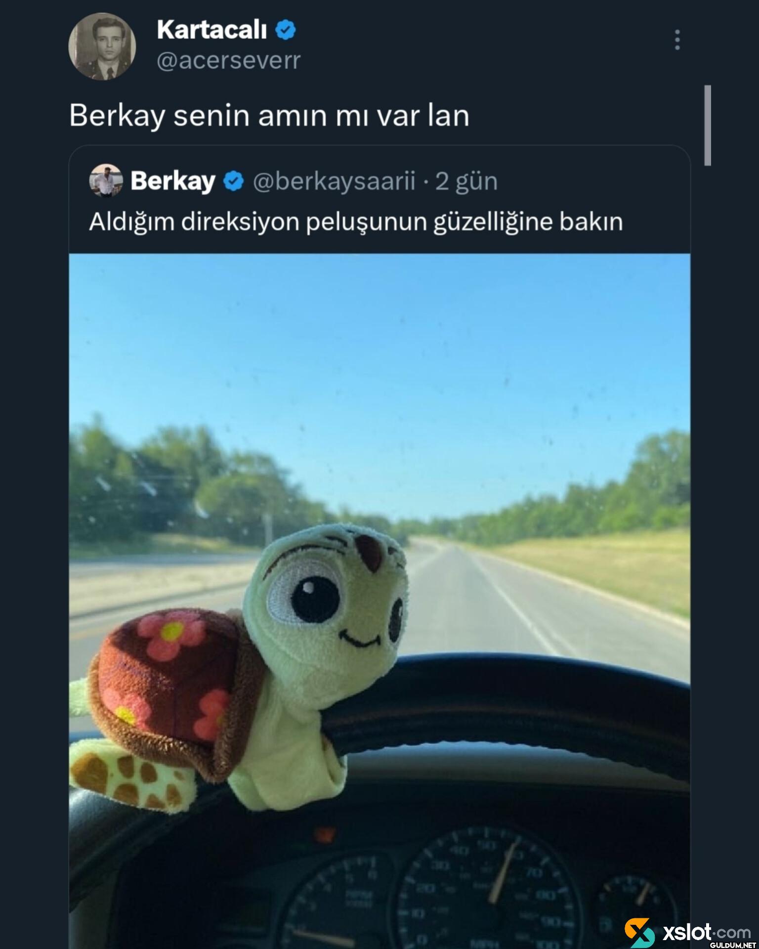 Berkay senin amın mı var...