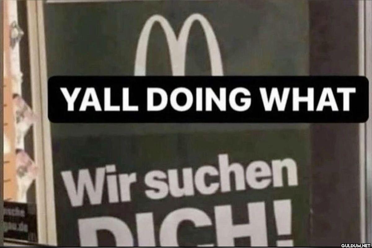 YALL DOING WHAT Wir suchen DICH!