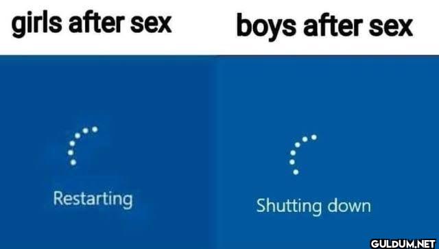 girls after sex boys after...