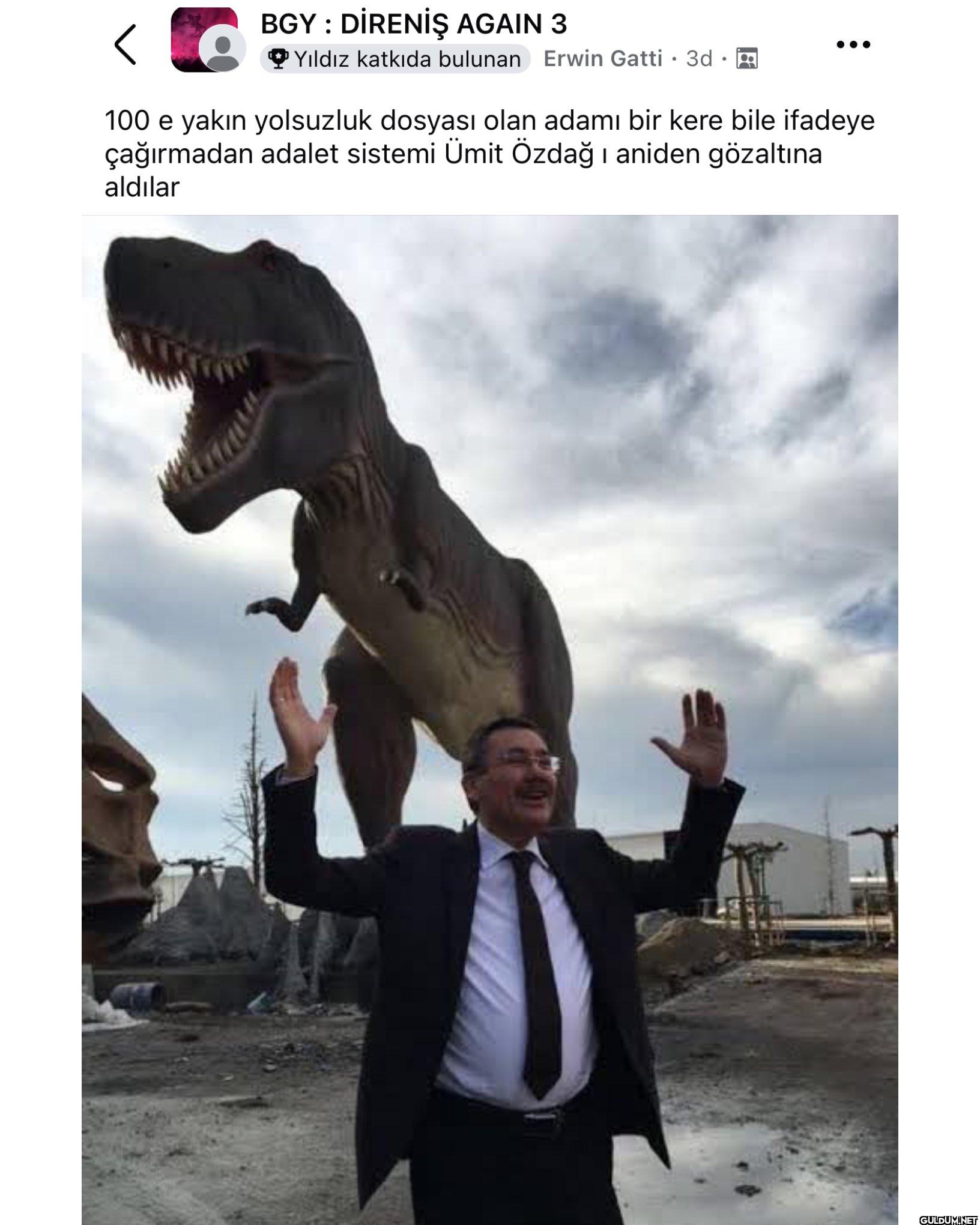 Kullanılmayan dinazor...