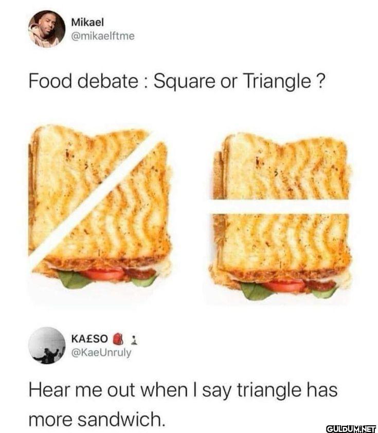Food debate Square or...