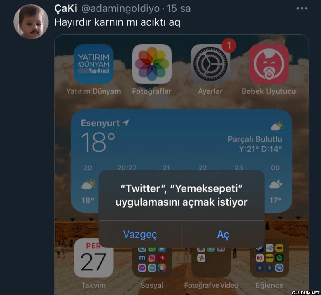 - 15 sa Hayırdır karnın mı...