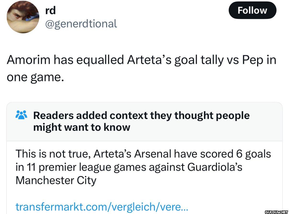 Amorim has equalled...