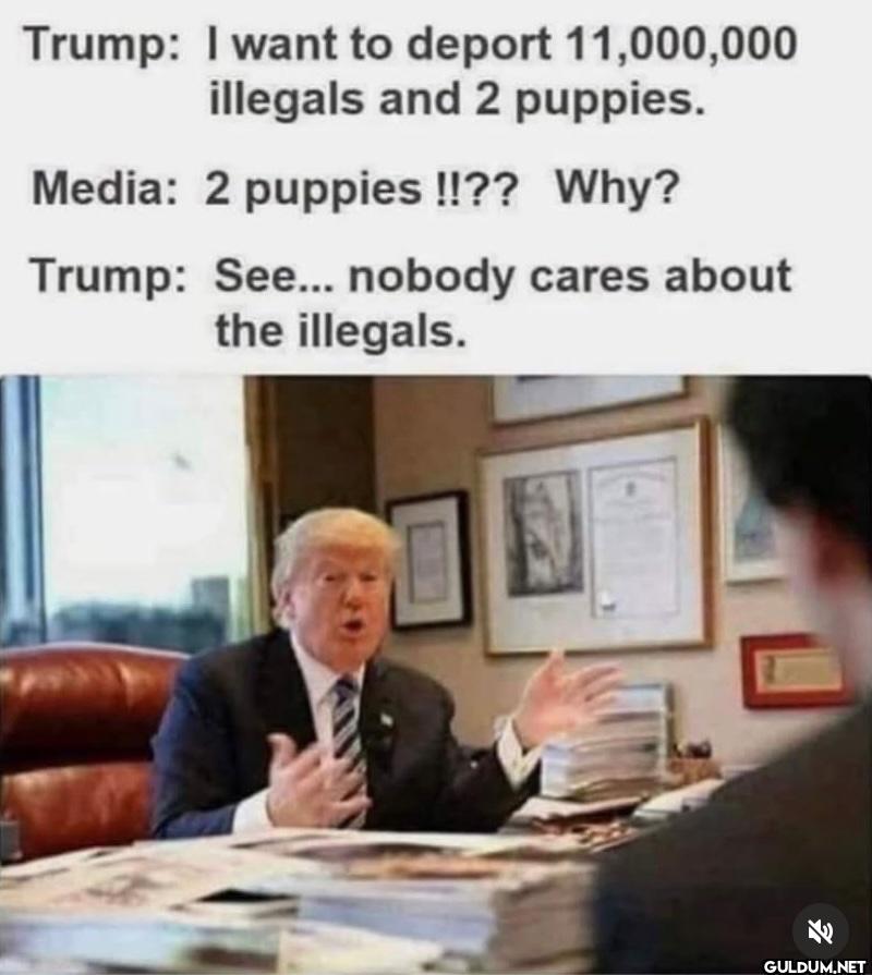 🤣    Trump: I want to...