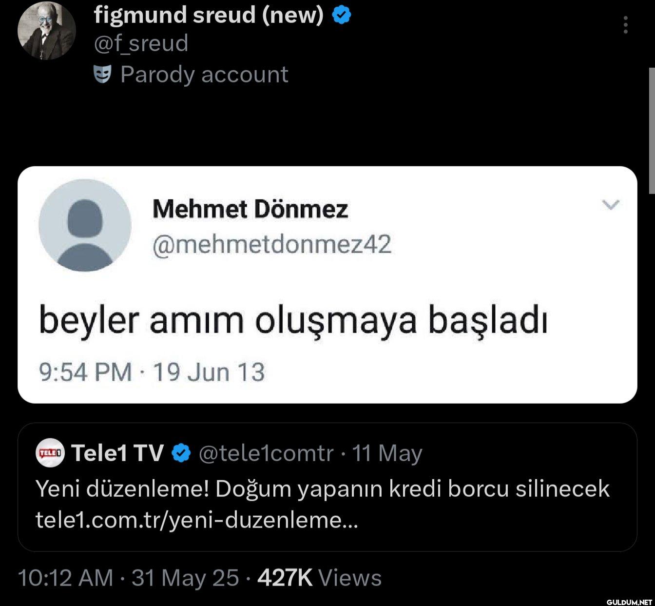sreud Parody account...