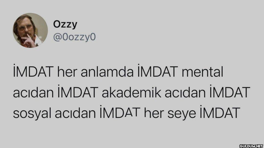 İMDAT her anlamda İMDAT...
