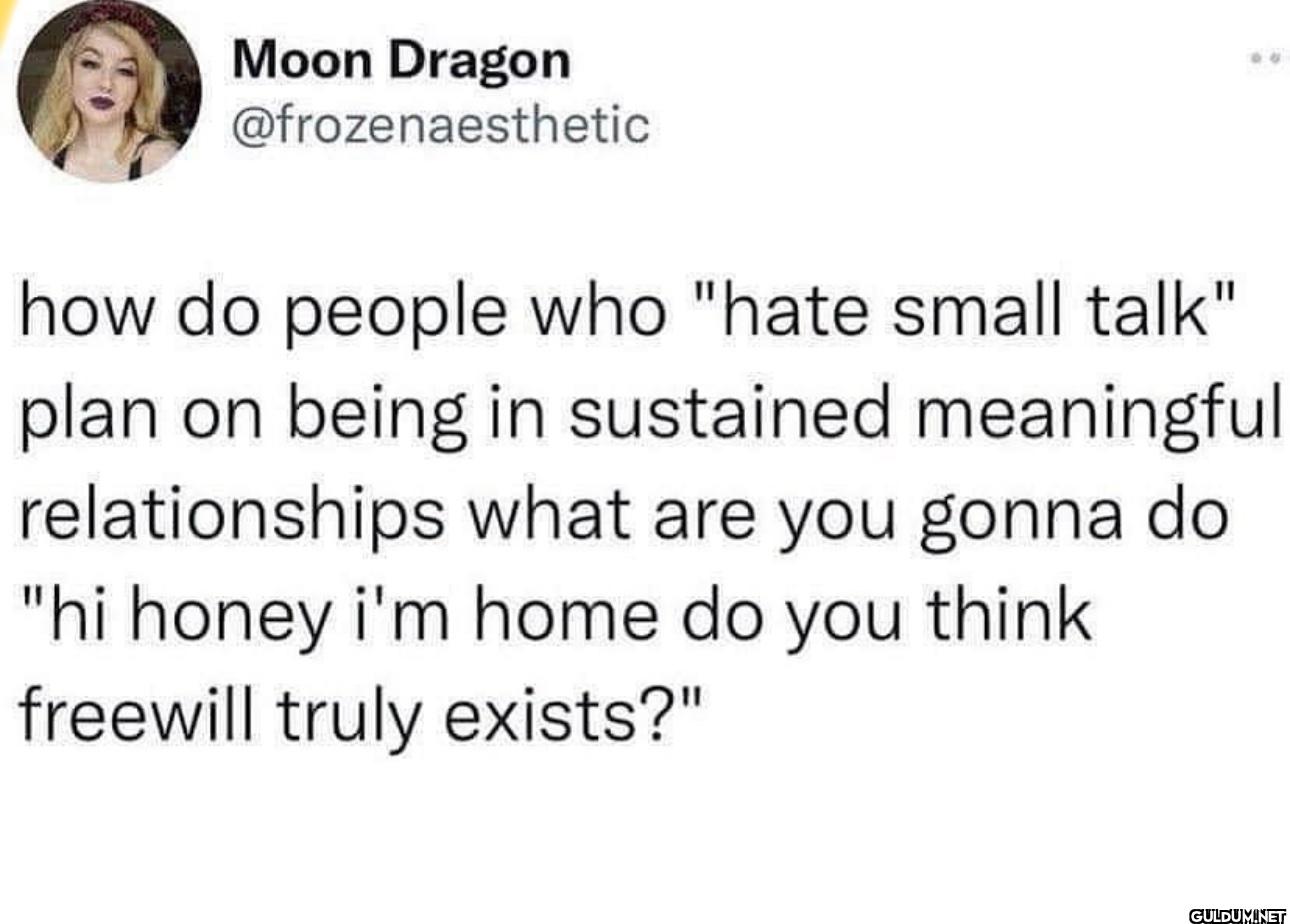 how do people who "hate...