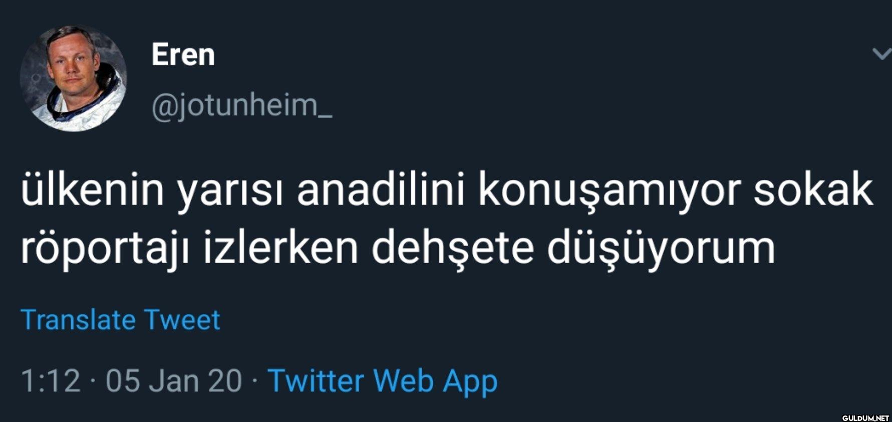 ülkenin yarısı anadilini...