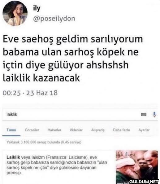Eve saehoş geldim...