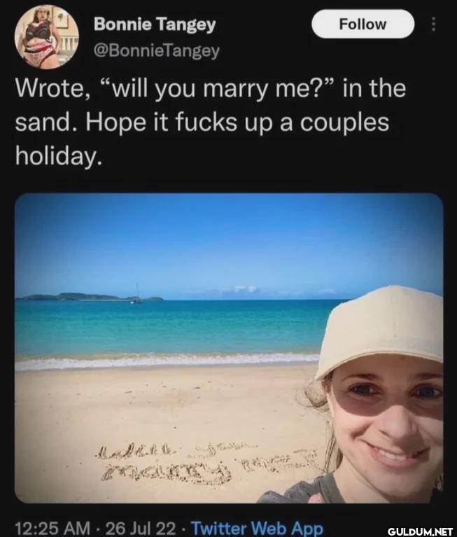 Follow Wrote, "will you...