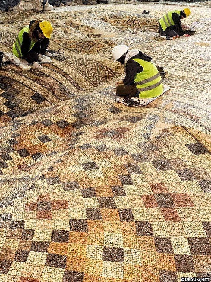 2. This Roman mosaic...