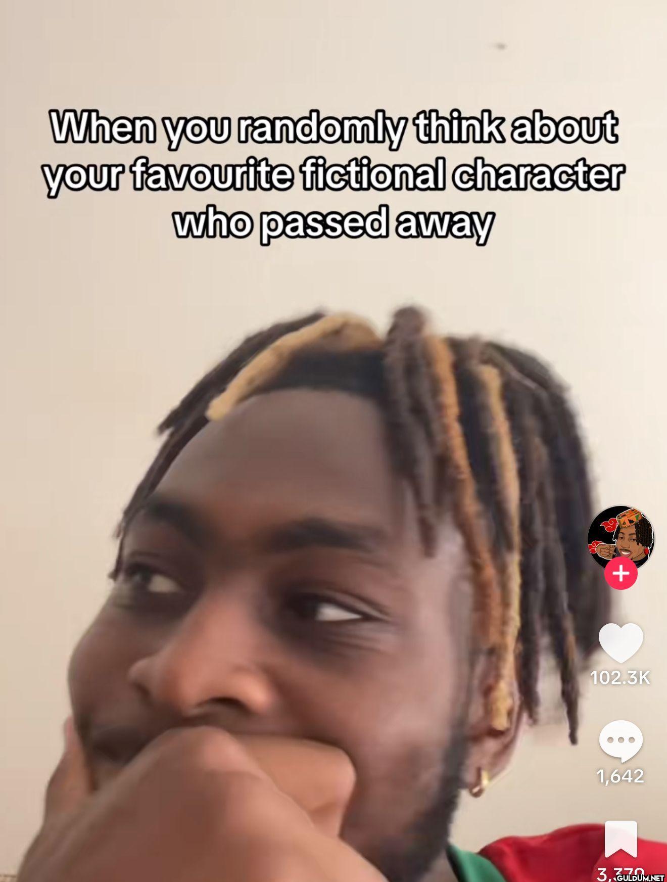 When you randomly think...